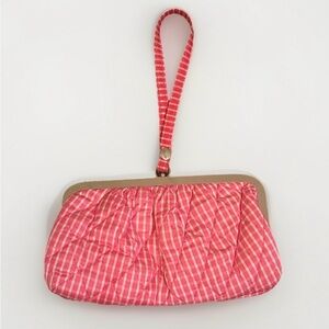 Vera Bradley Silk Collection Wristlet – Pink Check